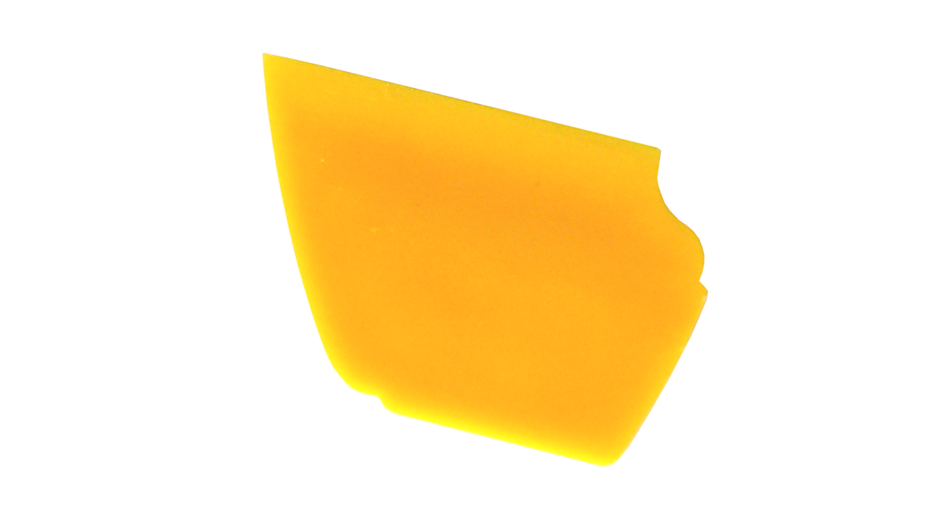 Mini Scraper / Mini Kunststoff Schaber gelb